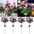Memorial Garden Bloom Lights,Weatherproof LED Solar Garden Lights ...