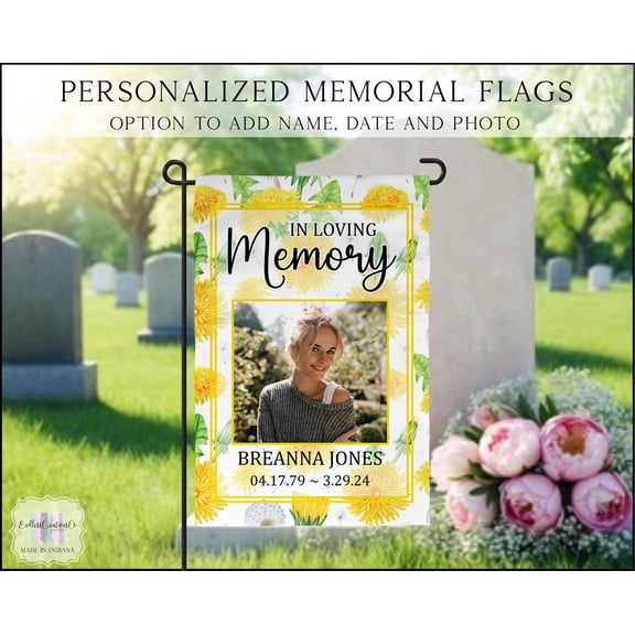 Memorial Garden Flag In Loving Memory Of Sympathy Flag Commentary Garden Flag Memorial Gif