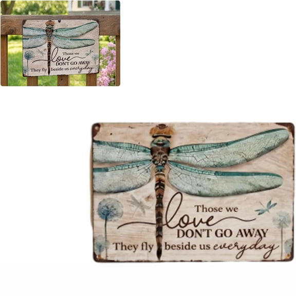 Memorial Garden Sign Sympathy Remembrance Decor Plaque, Weather Resistant Meaningful Tribute Elegant Design, for Garden Yard Patio Memorial Display