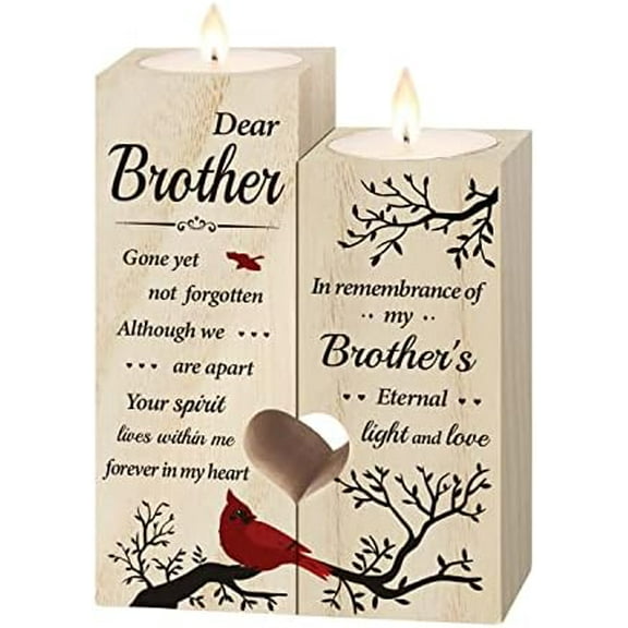 Memorial Gifts for Loss of Brother- Memorial Candle- Loss of Brother Sympathy Gifts, Bereavement Gift, in Memory of Loved One Gift$$Home Decor, Kitchen, & Other