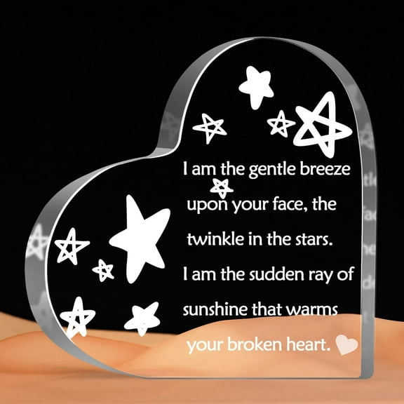 Memorial Gifts for Loss of Loved One, Loss of Mother Father Wife Husband Daughter Sympathy Gifts, Bereavement Condolences Grief Gifts, Funeral Remembrance Grief Decor Sign, Stars