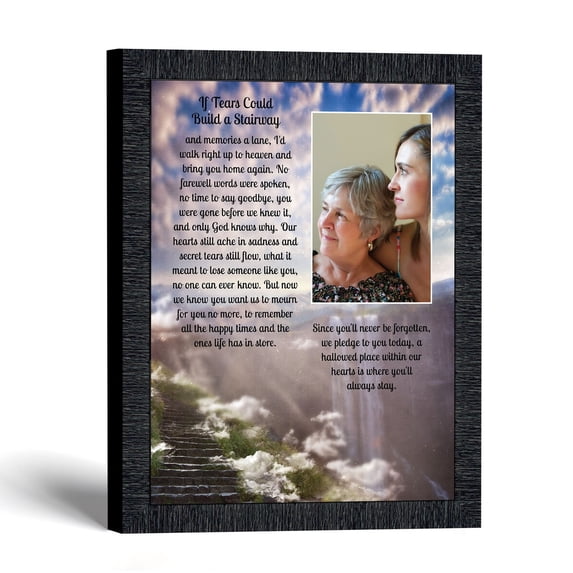 Memorial Picture Frame, If Tears Could Build a Stairway Sympathy Gift