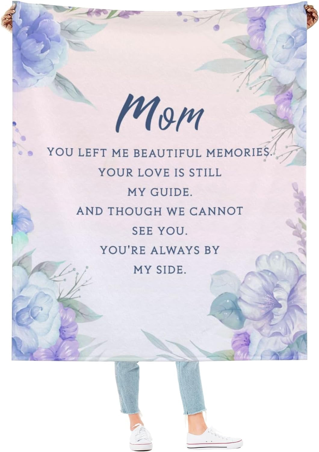 Memorial Gifts for Loss of Father Mother Sympathy Blanket Bereavement