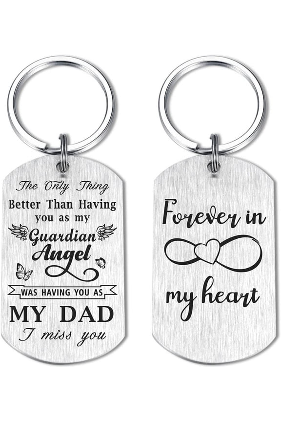 Memorial Gifts for Men Women, Sympathy Gift Keychain, In Memory of Loved Ones Keepsake Ornaments