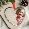 thumbnail image 1 of Memorial Glass Ornament 2025 – Personalized Photo & Name Keepsake, Remembrance Gift for Loss of Loved One, In Loving Memory Decoration, 1 of 3