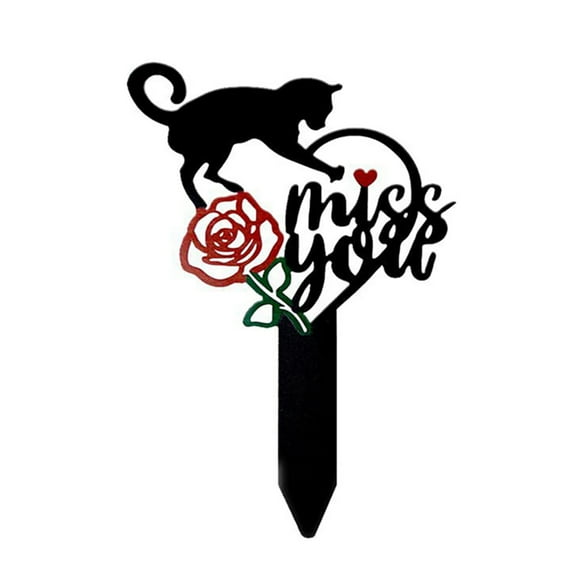 Memorial Grave Markers Heart Memorial Plaque Stake Sympathy Grave Markers Cemetery Rose Garden Stake Memorial Metal Grave Stake Decoration for Mom Dad Cemetery Outdoors Yard Garden