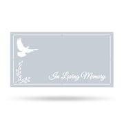 Memorial Grave Markers - Personalized Outdoor Remembrance Signs Faith-TS-16x30