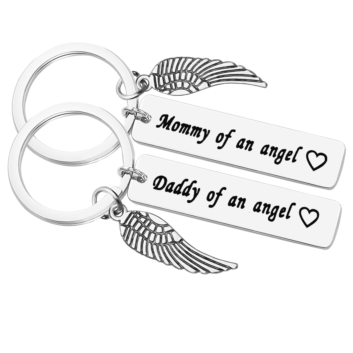 Memorial Keychain Set Loss of Baby Gift Keepsake Pregnancy Miscarriage