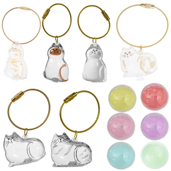 Memorial Kitten-Shaped Shape Pet Hair Catcher Pendant for Travel Accessory For Daily Hair Maintenance