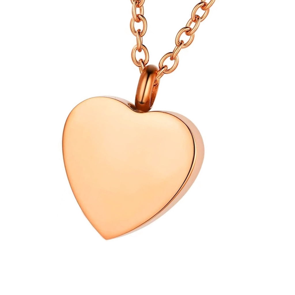 Memorial Necklace Ashes Container Locket Cremation Neck Jewelry for ...