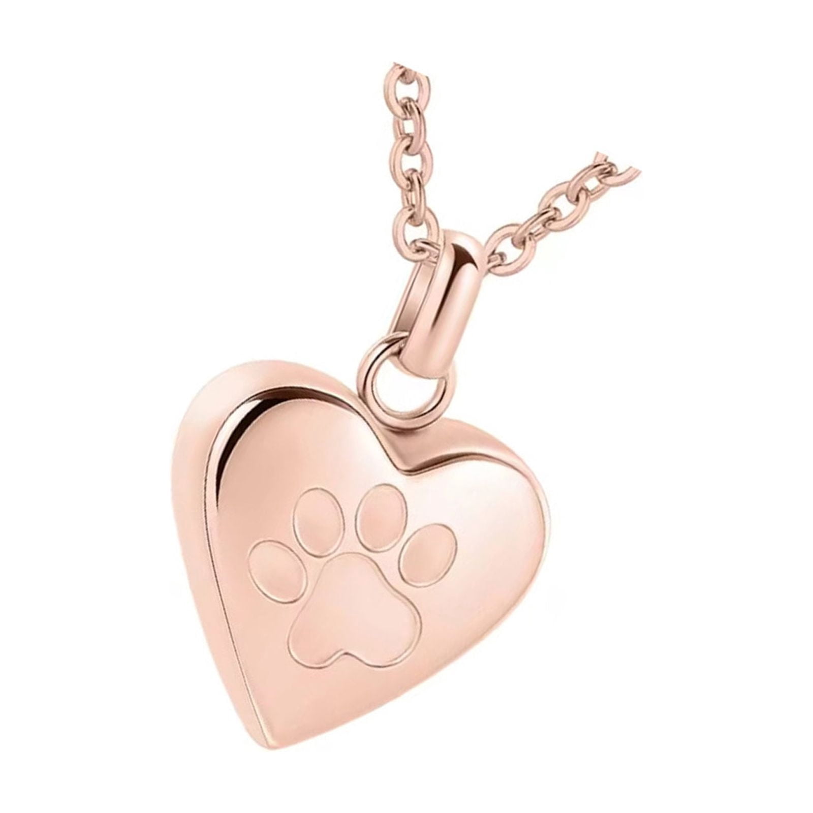 Memorial Pet Cremation Necklace Steel Keepsakes Pendant With Secure ...
