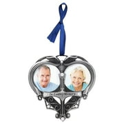 Memorial Photo Ornament - Double Picture Opening - in Loving Memory Christmas Ornament - Loss of a Loved One Gift - Remembrance Ornament - Bereavement Gifts