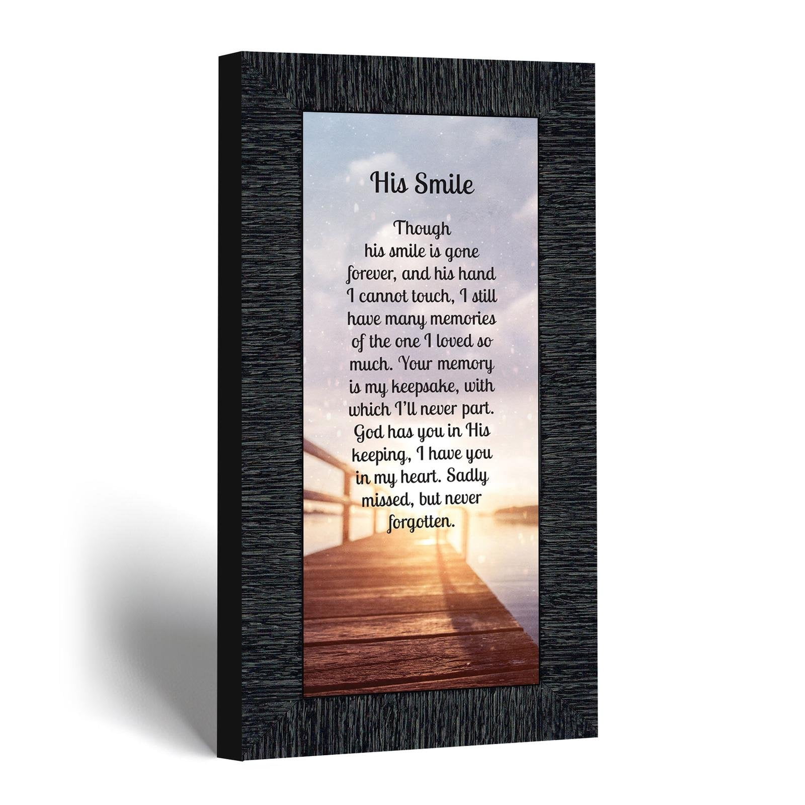 Memorial Picture Frame, Keepsake Gift for Loss of Dad - Walmart ...