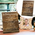 thumbnail image 1 of Memorial Table Sign for Wedding, Acrylic Wooden Wedding Reception Signs, Sympathy Gift in Loving Memory Wedding Sign, Wedding Memorial Signs for Wedding Gift Anniversaries Reunions (Classic), 1 of 8
