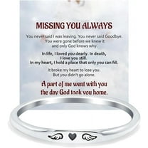 For Memorial - Tiny Heart With Wings Ring For Women, I'Ll Hold You In My Heart Personalized Rings Always Missing You Stainless Steel Carving Gift Jewelry