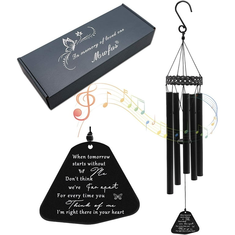 Memorial Wind Chimes Sympathy Wind Chimes for Loss of a Loved One Prime Memorial Gifts Bereavement Sympathy Gift in Memory of Loved One Loss of