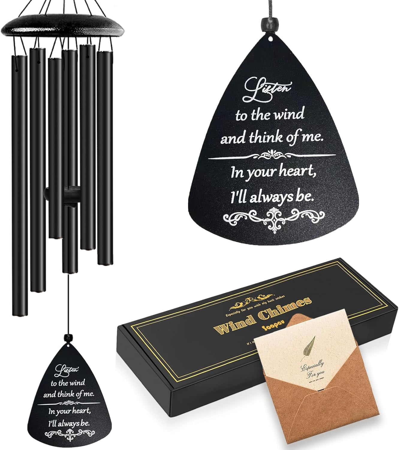 Memorial Wind Chimes Sympathy Gift, Sympathy Wind Chimes and