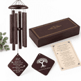 Memorial Wind Chimes for Loss of Dad, 32 Inch Bronze Finish Outdoor ...