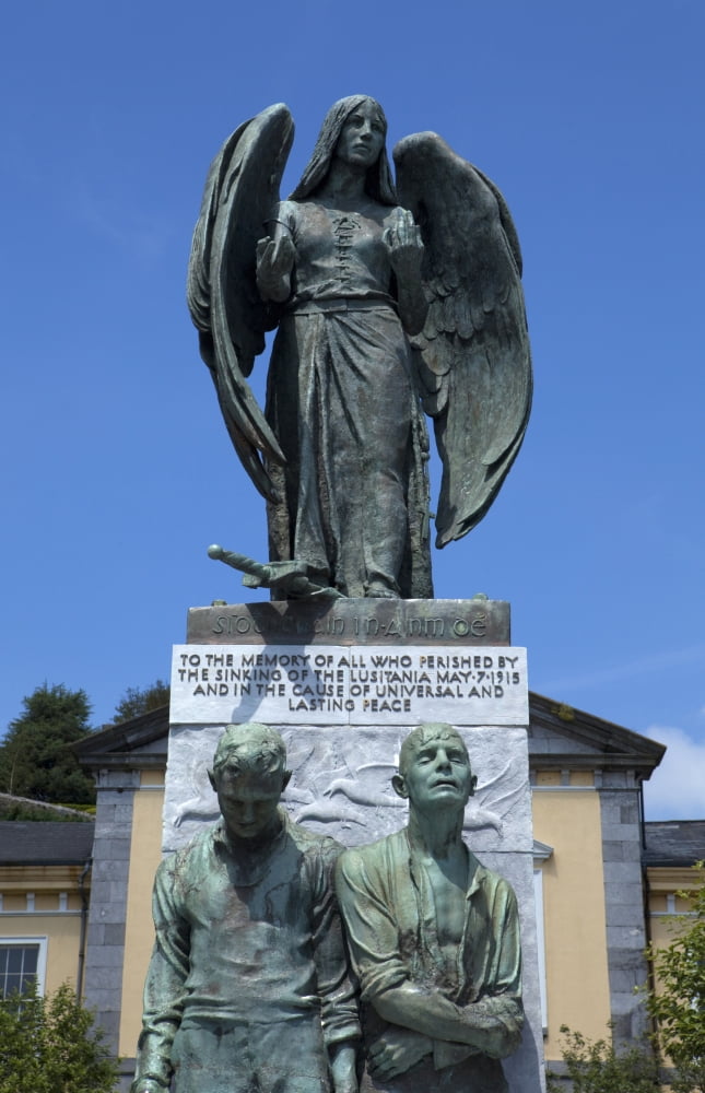 Memorial to those who died in the Lucitania 1915 Casement Square Cobh County Cork Ireland Canvas Art - Panoramic Images (36 x 24)