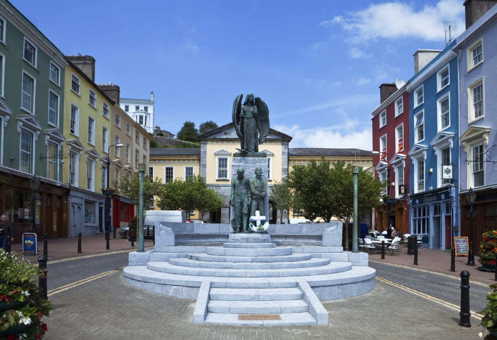 Memorial to those who died in the Lucitania 1915 Casement Square Cobh County Cork Ireland Canvas Art - Panoramic Images (36 x 24)
