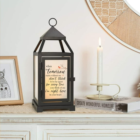 Memorial  with LED Candle and Remote Control - Sympathy Gift for Loss of Loved One