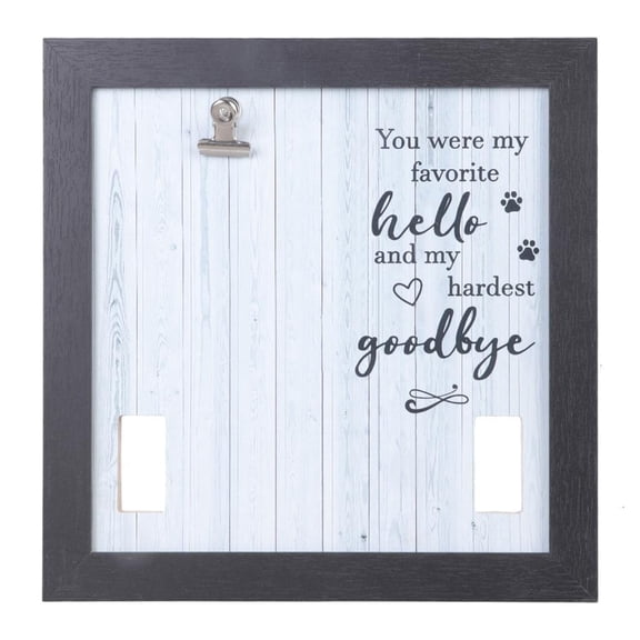 Memorials Pet Photo Frame Wood Pet Collar Frame Picture Frame Dog Memorials for Loss Pet Decorations