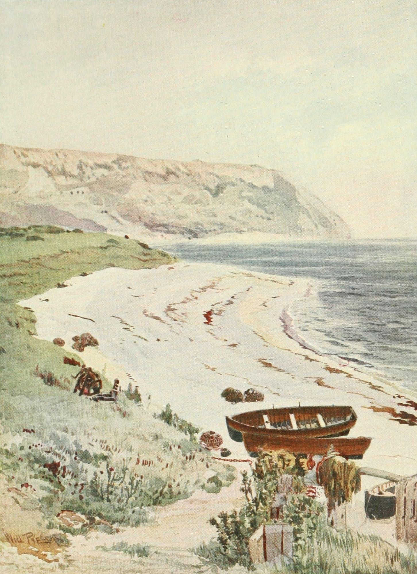 Memorials of Old Dorset 1907 Ringstead & Holworth Canvas Art - William Pye (24 x 36)