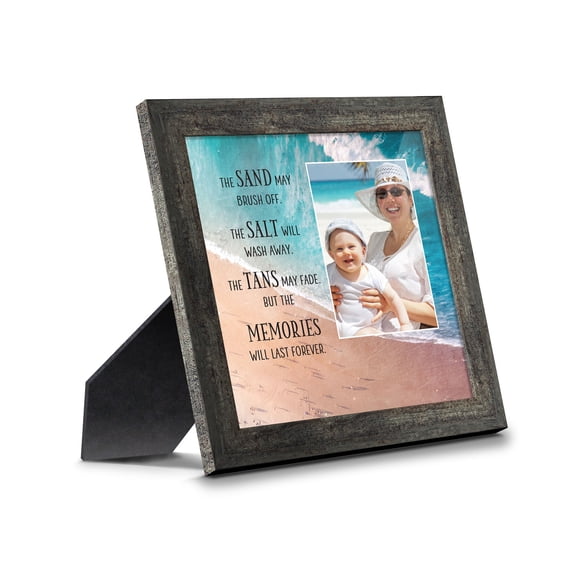 Memories Last Forever, Ocean Decor, Family Vacation Picture Frame, 6423BW