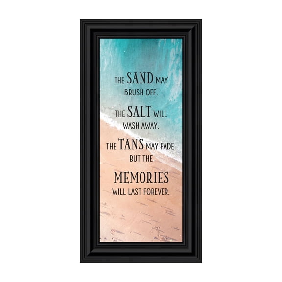 Memories Last Forever, Ocean Decor, Family Vacation Picture Frame, 6x12 7421