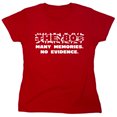 thumbnail image 1 of Memories No Evidence Sarcastic Humor Novelty Funny Women's Casual Tees, 1 of 3
