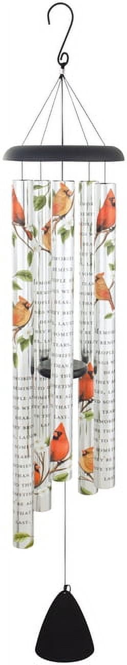 BECOMES A MEMORY" 21" Memorial Picturesque Sonnet Wind Chime, By Carson | UK