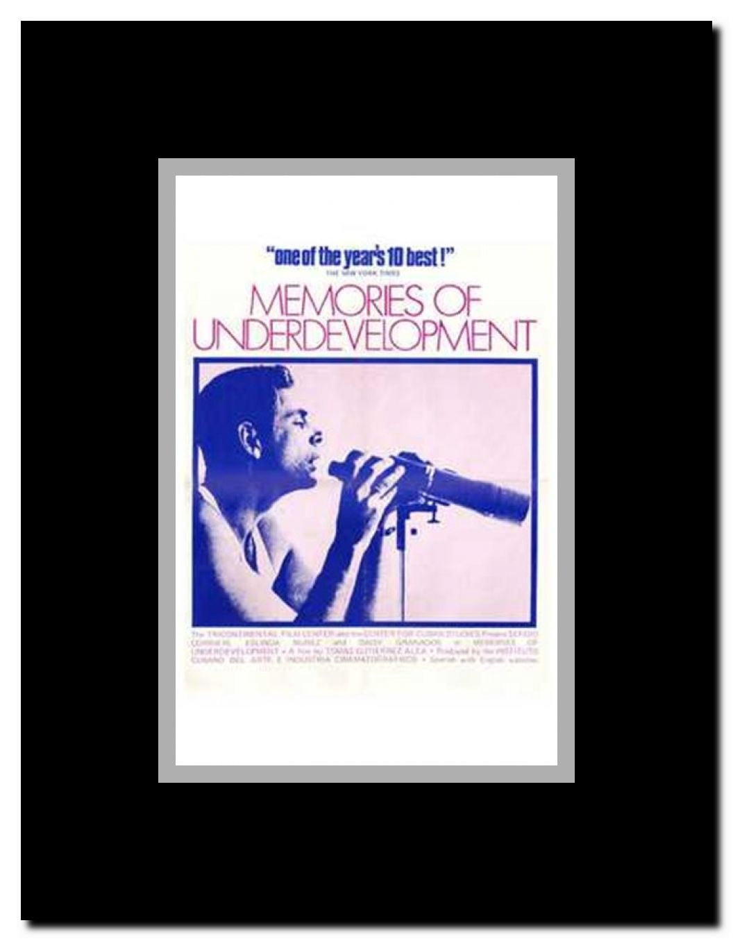 Memories of Underdevelopment Framed Movie Poster