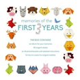 thumbnail image 1 of Pre-Owned Memories of the First 3 Years (boy) : Album with Origami Mobile Kit (Paperback) 9788854410718, 1 of 1