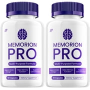 Memorion Pro Supplement Capsules   MemorionPro Natural Blend Memory Focus Pills, 2 Pack, 120 Capsules