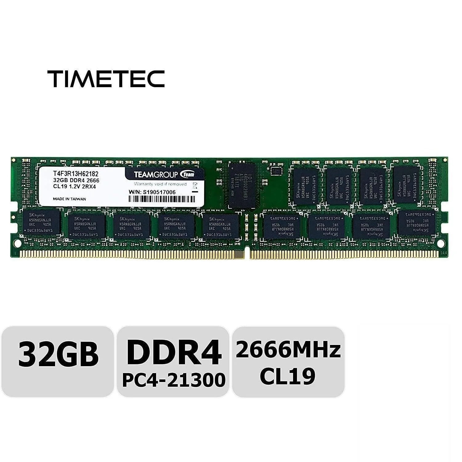 Memory 32GB DDR4 2666MHz PC4-21300 Registered ECC Ethiopia Ubuy
