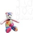 thumbnail image 1 of Memory Bear Template Ruler Set, Sewing Patterns Template, Quilting Cutting Ruler(10In), 1 of 7
