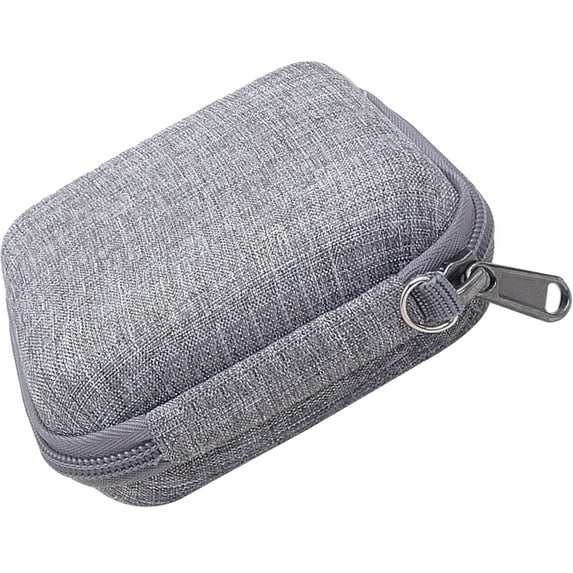 Travel Case for Memory Card and Data Cable Organizer with Laptop Power Adapter Holder, EVA Protective Storage Pouch for Electronics