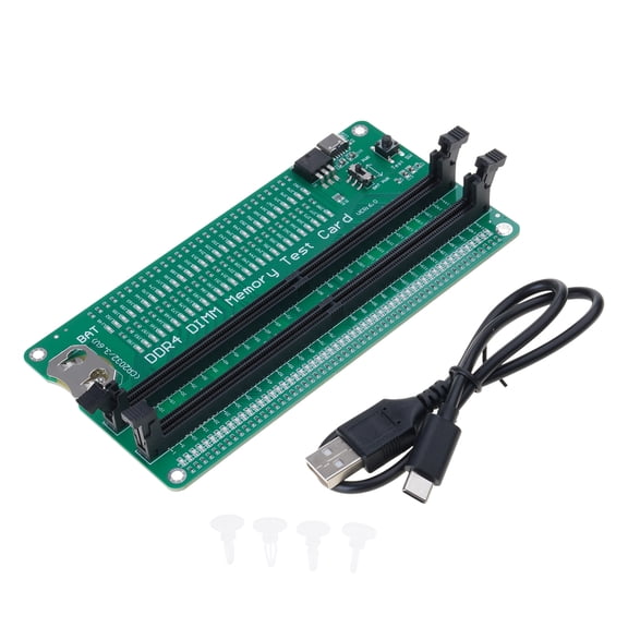Memory Card Notebook DDR4 DIMM Memory Tester Tool with LED Light Tester Diagnosis Card Memory Tester for Desktop
