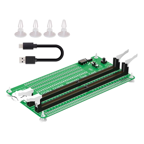 Memory Card Notebook DDR4 DIMM Memory Tester Tool with LED Light Tester Diagnosis Card Memory Tester for Desktop