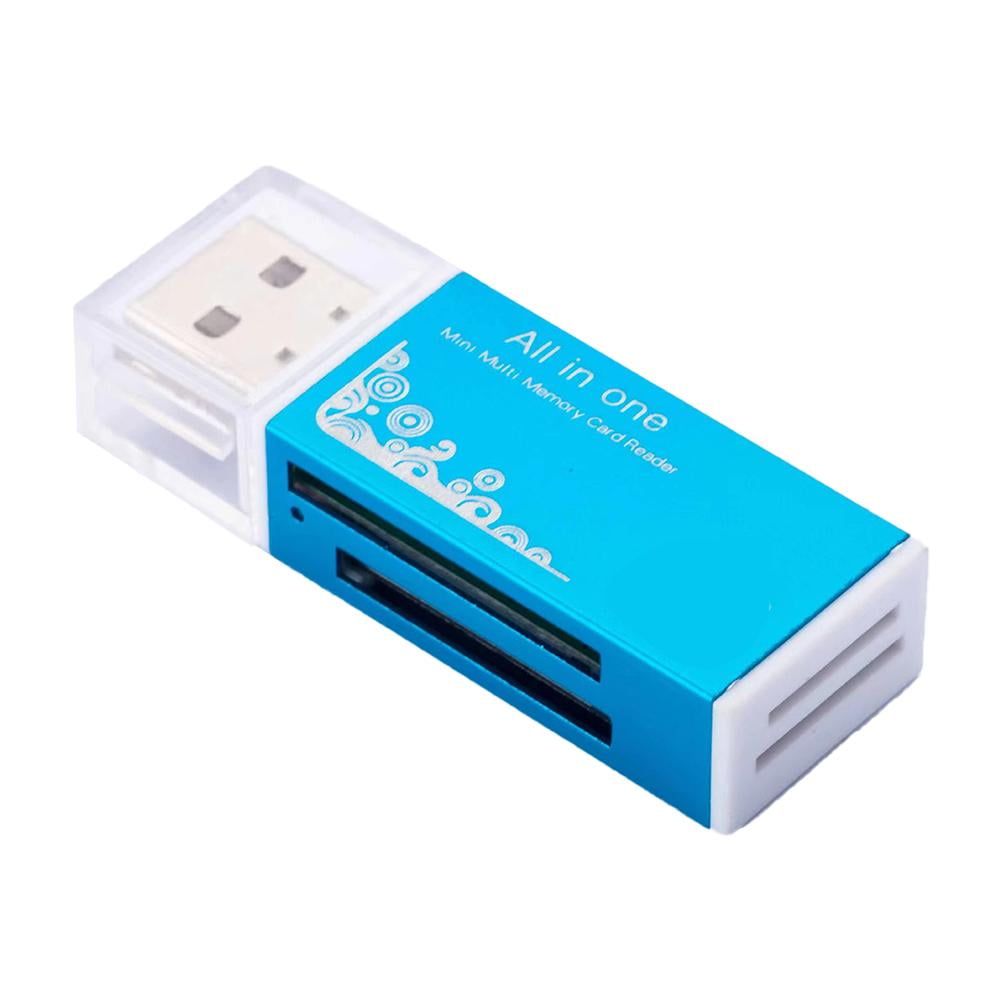 Memory Card Reader All In One Aluminium Multi Card Reader Adapter ...