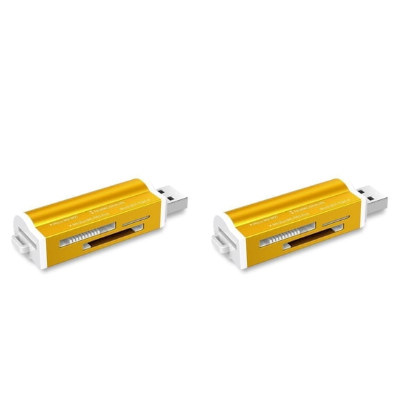 Memory Card Reader Multi Function SD TF MicroSD MS Card Reader for Phone PC Car Camera