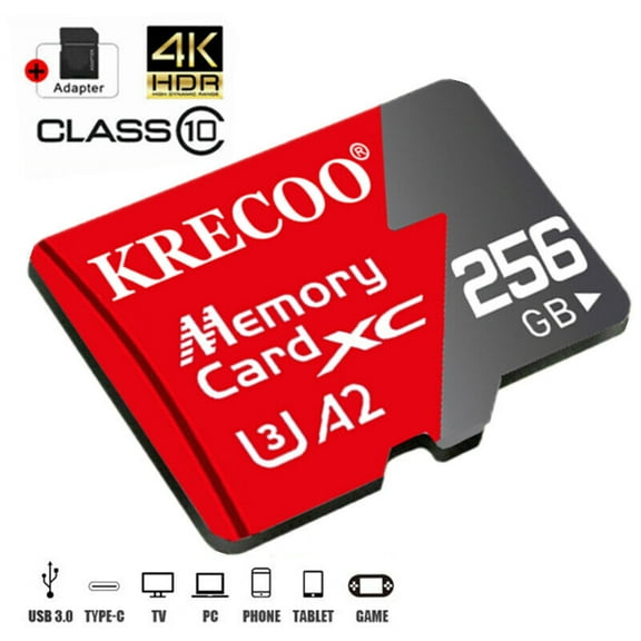Memory Card TF Micro SD Card 256GB Class 10 High Speed Fast Flash For Camera Lot
