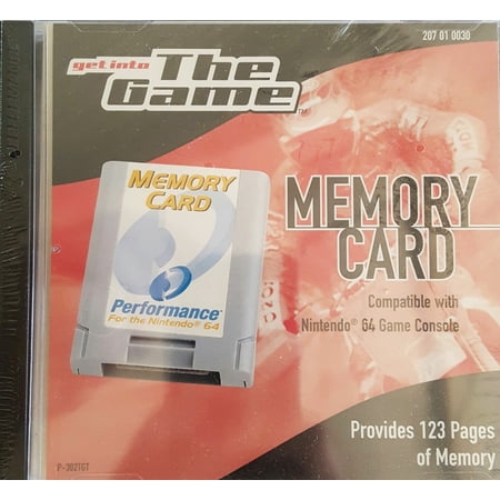 Memory Card and Storage Case for N64 Nintendo 64 Game Console
