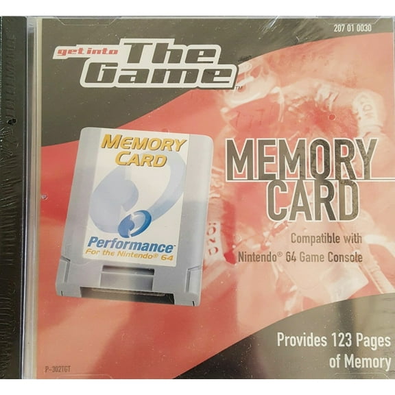 Memory Card and Storage Case for N64 Nintendo 64 Game Console