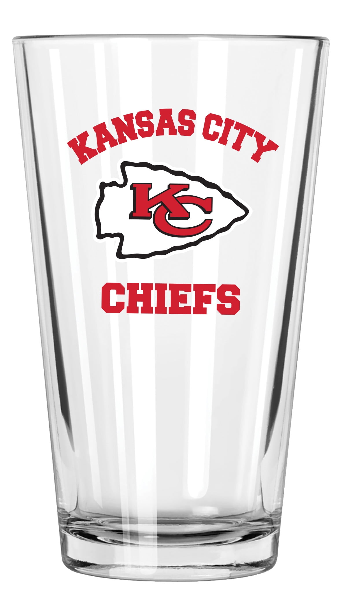 Memory Company LLC 16 oz Pint Glass NFL KANSAS CITY CHIEFS