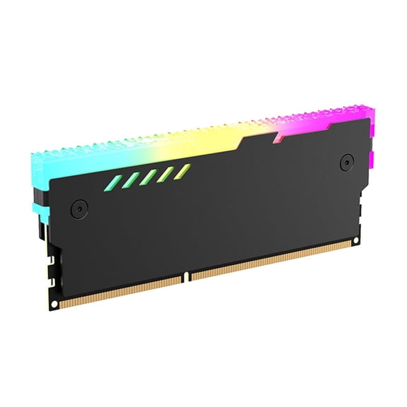 Aluminum Computer ARGB Memory Heatsink Cooling Thermal Conductive Pad for Desktop PC Memory DDR2/DDR3/DDR4/DDR5