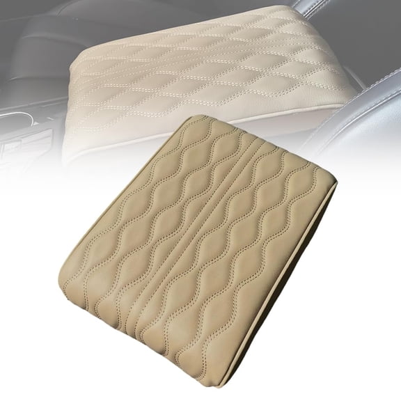 Memory Cotton Car Armrest Box Pad, 2026 New Center Console Cushion, Ergonomic Memory Foam Armrest, Vehicle Seat Box Cushion Protector for SUV and Truck
