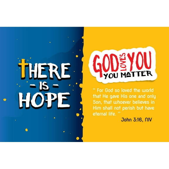 Memory Cross Gospel Tract for Youth and Adults - size: 3  x 4.5 inches - 24 per pack