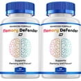 thumbnail image 1 of Memory Defender Supplement Capsules – MemoryDefender Natural Blend Memory Focus Pills, 2 Pack, 120 Capsules, 1 of 6