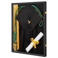 thumbnail image 1 of Memory Display Frame, Large Graduation Shadow Box Frame for Cap, Tassel, Diploma and Gowns, Wall Display for High School College Keepsakes (33.86x26.38x3.15 in), 1 of 9